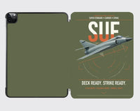 Thumbnail for Dassault Super Étendard design on green army ipad tablet case