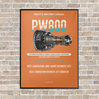 Thumbnail for PW800 vertical canvas print - framed - orange background