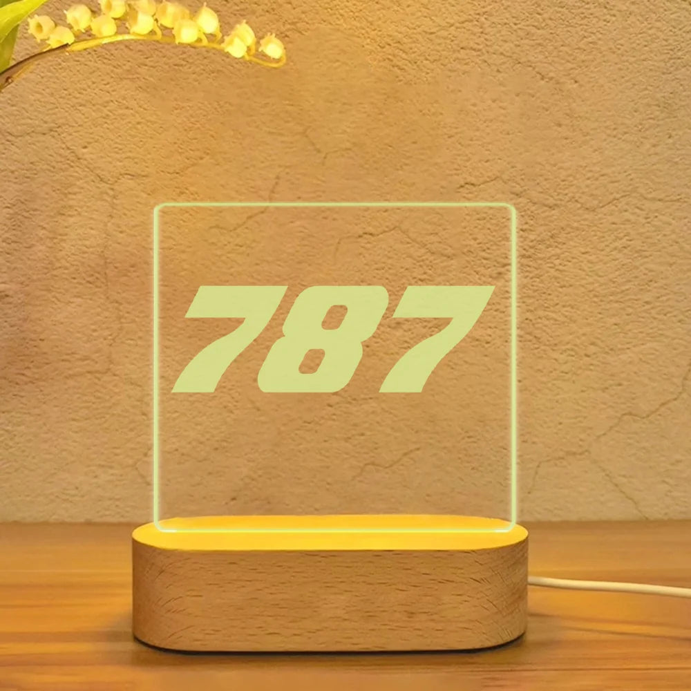 787 Flat Text Designed Night Lamp - view 14