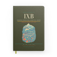 Thumbnail for Bagdogra International Airport (IXB) design on green army notebook