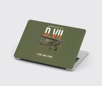 Thumbnail for Fokker D.VII design on green army MacBook case
