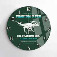 Thumbnail for DJI Phantom 3 Professional design on dark green no frame wall clock