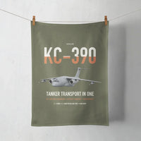 Thumbnail for Embraer KC-390 Millennium design on green army towel