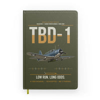 Thumbnail for TBD-1 Devastator design on green army notebook