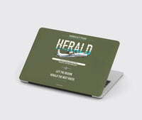 Thumbnail for Handley Page HPR.7 Dart Herald design on green army MacBook case