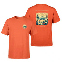 Thumbnail for VINTAGE G4459 - The Sound Barrier Morning - Double-Side T-Shirt design on orange double side t shirt