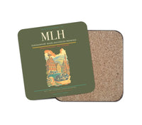 Thumbnail for EuroAirport Basel-Mulhouse-Freiburg (MLH) design on green army 1 piece coaster