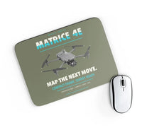 Thumbnail for DJI Matrice 4E design on green army rectangle mouse pad