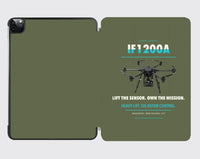 Thumbnail for Inspired Flight IF1200A design on green army ipad tablet case