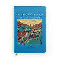 Thumbnail for VINTAGE G4493 - The Observation Car Rival - Designed Notebooks design on turquoise