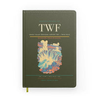Thumbnail for Magic Valley Regional Airport (TWF) design on green army notebook