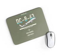 Thumbnail for Douglas DC-8-63 design on green army rectangle mouse pad