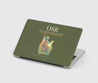 Thumbnail for Leoš Janáček Airport Ostrava (OSR) design on green army MacBook case