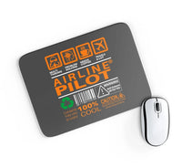 Thumbnail for Airline Pilot Label Mouse Pad - view 5