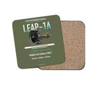 Thumbnail for CFM LEAP-1A design on green army 1 piece coaster