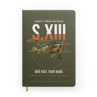 Thumbnail for SPAD S.XIII C.1 design on green army notebook