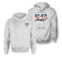 Thumbnail for KC-97L STRATOFREIGHTER design on white double-side hoodie, double-side print
