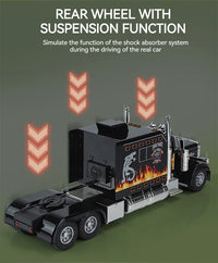 Thumbnail for 1:24 Peterbilt 389 Tractor Trailer Toy Truck - view 14