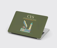 Thumbnail for Cheyenne Regional Airport (CYS) design on green army MacBook case