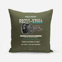 Thumbnail for RB211-535E4 design on green army pillow