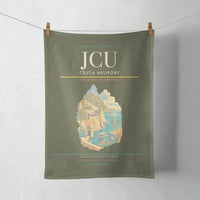 Thumbnail for Ceuta Heliport (JCU) design on green army towel