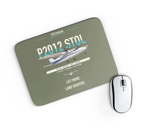 Thumbnail for Tecnam P2012 STOL design on green army rectangle mouse pad
