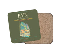 Thumbnail for Rovaniemi Airport (RVN) design on green army 1 piece coaster
