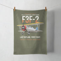 Thumbnail for F3F-2 Last Biplane First Fight design on green army towel
