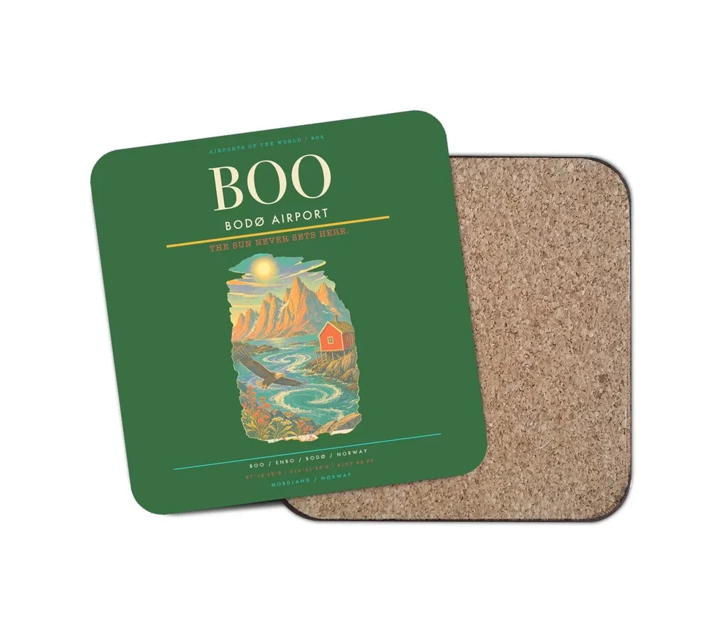 Bod Airport BOO Coaster 1-Piece - Green