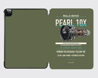 Thumbnail for PEARL 10X design on green army ipad tablet case
