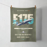 Thumbnail for Embraer E175 design on green army towel