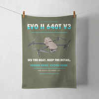 Thumbnail for Autel EVO II Dual 640T V3 design on green army towel
