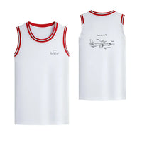 Thumbnail for How Planes Fly Designed Basketball Style Sports Tank Tops - view 14