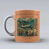 Thumbnail for VINTAGE G4097 - The Highland Strip - Ceramic Mug design on orange