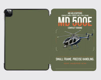 Thumbnail for MD Helicopters MD 500E design on green army ipad tablet case