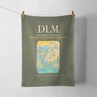Thumbnail for Dalaman Airport (DLM) design on green army towel