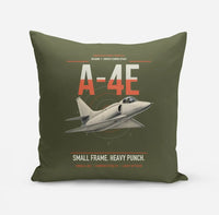 Thumbnail for A-4E Skyhawk design on green army pillow