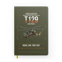 Thumbnail for Turkish Aerospace T129 ATAK Phase 2 design on green army notebook