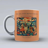 Thumbnail for VINTAGE G4104 - The Island Honeymoon - Ceramic Mug design on orange