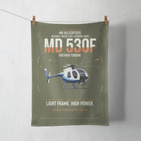 Thumbnail for MD Helicopters MD 530F design on green army towel