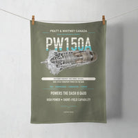 Thumbnail for PW150A design on green army towel