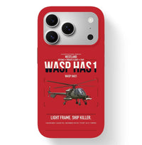 Thumbnail for Westland Wasp HAS1 design on red magsafe iphone case, for iPhone 17 Pro