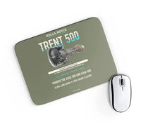 Thumbnail for TRENT 500 design on green army rectangle mouse pad