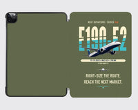 Thumbnail for Embraer E190-E2 design on green army ipad tablet case