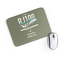 Thumbnail for Avro RJ100 design on green army rectangle mouse pad