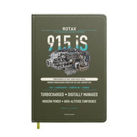 Thumbnail for 915 iS design on green army notebook