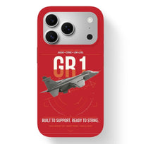 Thumbnail for SEPECAT Jaguar GR1 design on red magsafe iphone case, for iPhone 17 Pro