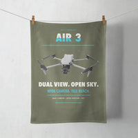 Thumbnail for DJI Air 3 design on green army towel