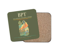 Thumbnail for Jack Brooks Regional Airport (BPT) design on green army 1 piece coaster
