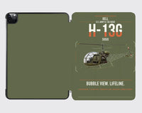 Thumbnail for Bell H-13G Sioux design on green army ipad tablet case